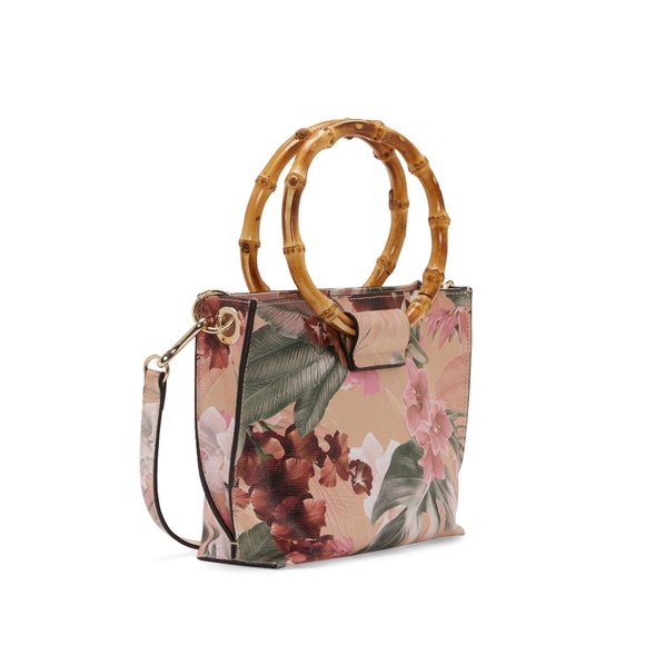 Vince Camuto Floral Ring Handle Bag NWOT - Picture 2 of 5